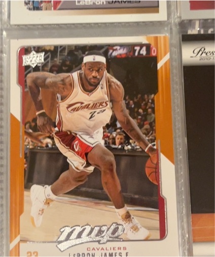 2008-09 Upper Deck MVP #28 LeBron James — front