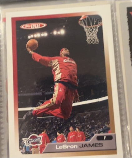 2005-06 Topps Total #45 LeBron James — front