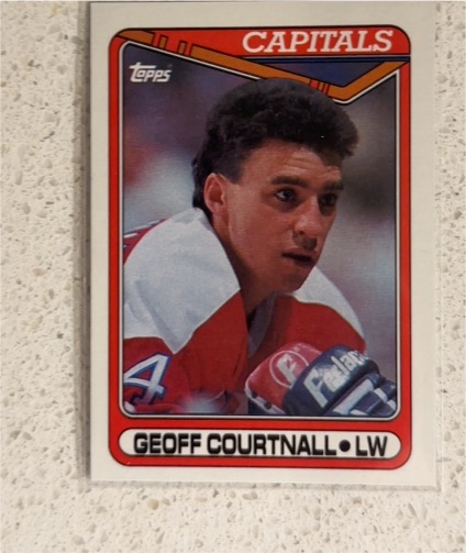 1990-91 Topps #273 Geoff Courtnall — front