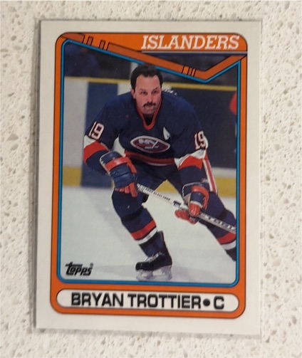 1990-91 Topps #291 Bryan Trottier — front