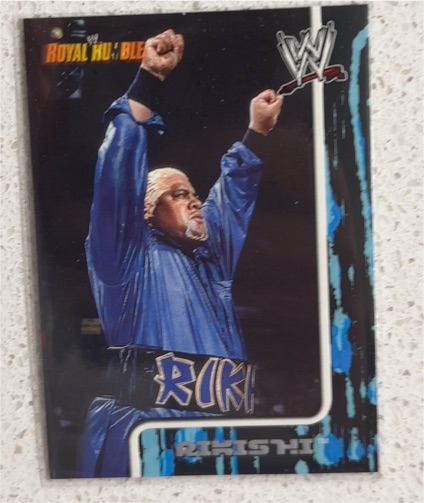 2002 Fleer WWE Royal Rumble #64 Rikishi — front