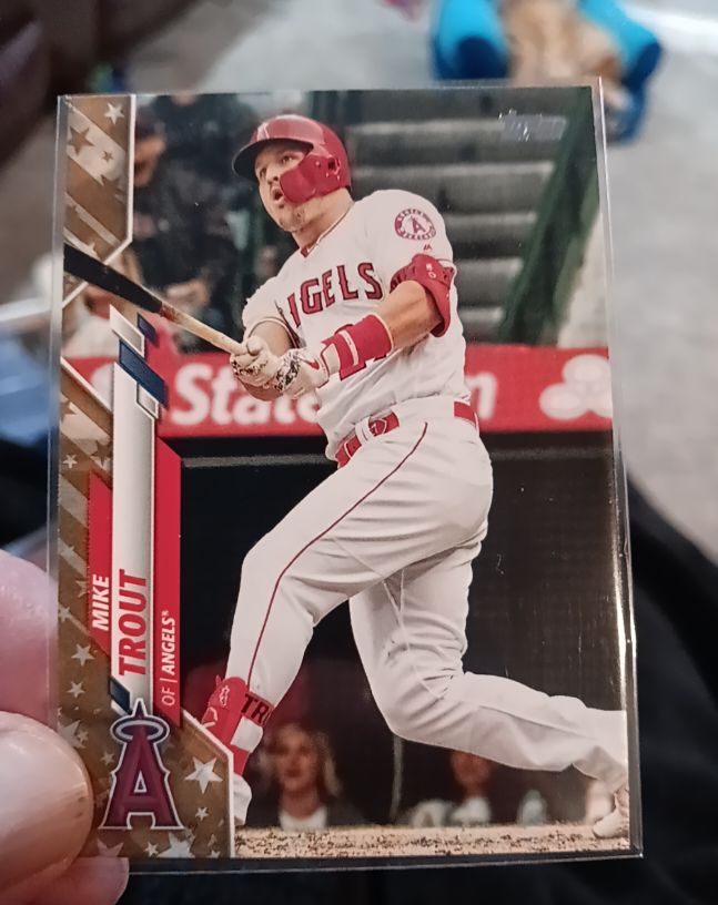 2020 Topps Series 1 #1 Mike Trout — front