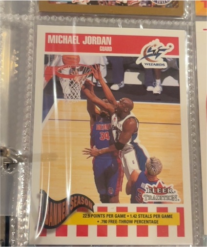 2002 Fleer Tradition #270 Michael Jordan — front