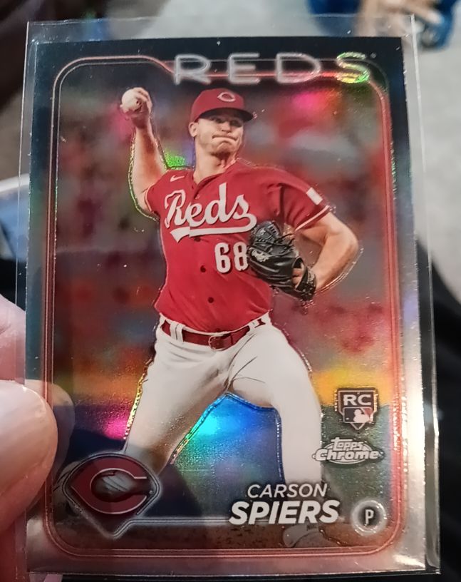 2024 Topps Chrome #167 Carson Spiers — front