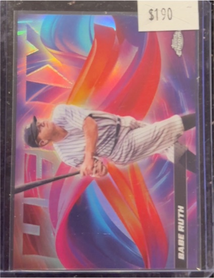 2025 Topps Chrome Helix Babe Ruth — front