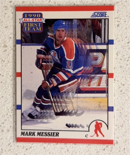 1990-91 Score #315 Mark Messier — front
