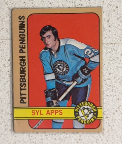 1972-73 Topps #11 Syl Apps Pittsburgh Penguins — front