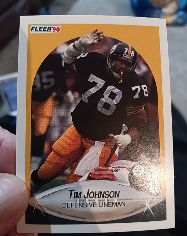1990 Fleer #144 Tim Johnson — front