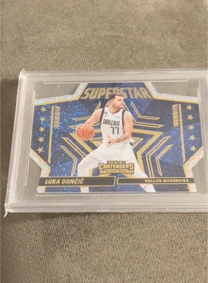 2022-23 Panini Contenders Superstar Die Cut #2 Luka Dončić — front