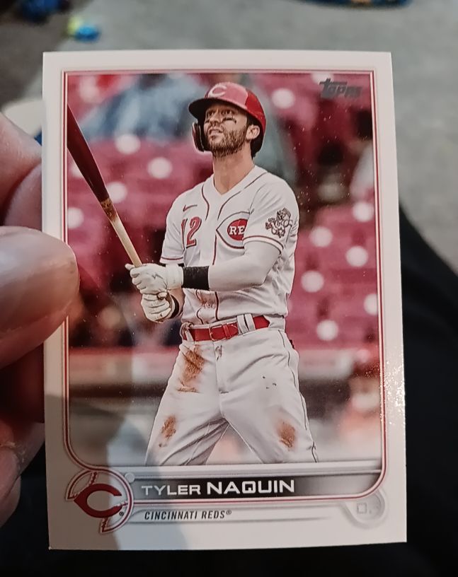 2022 Topps Update #US80 Tyler Naquin — front