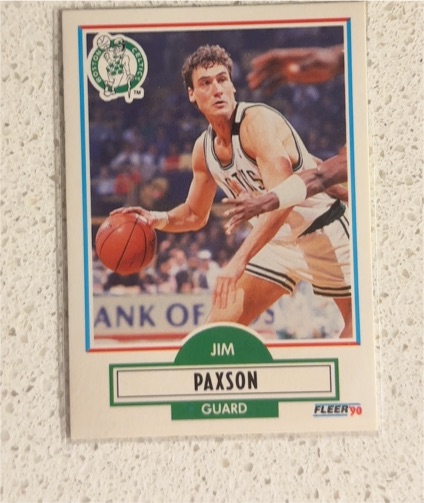 1990-91 Fleer #14 Jim Paxson — front
