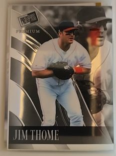 2024 Press Pass Premium #RB-49 Jim Thome Retro Base Brite Brite Silver — front