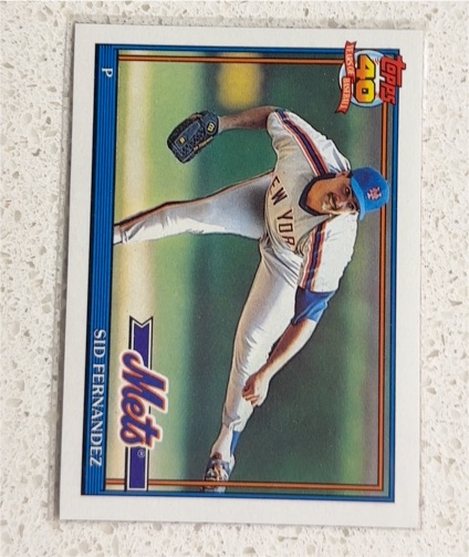 1991 Topps #230 Sid Fernandez — front