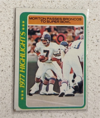 1978 Topps #2 Craig Morton — front