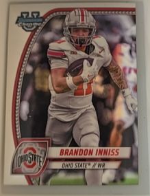 2024 Bowman University Chrome #23 Brandon Inniss — front