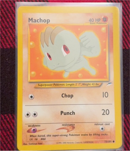 2002 Neo Destiny #73 Machop — front