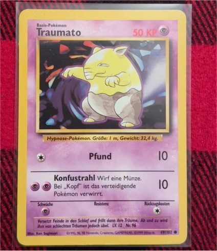 1999 Pokémon #49 Traumato — front