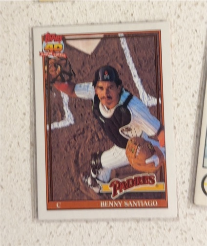 1991 Topps #760 Benito Santiago — front