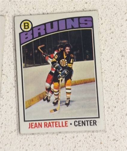 1976-77 O-Pee-Chee #80 Jean Ratelle — front