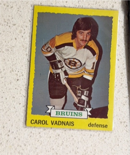 1973-74 O-Pee-Chee #58 Carol Vadnais — front