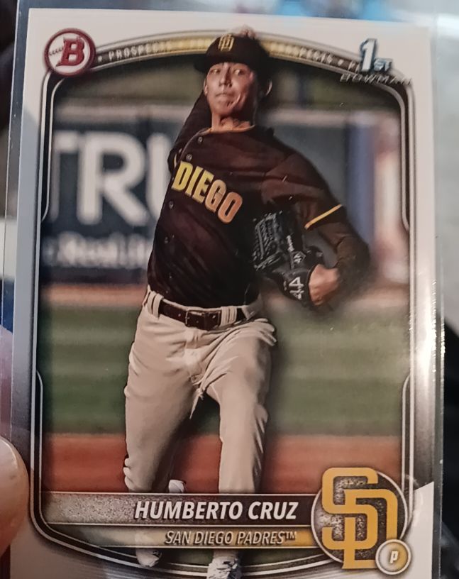 2025 Bowman Prospects #BP-96 Humberto Cruz — front