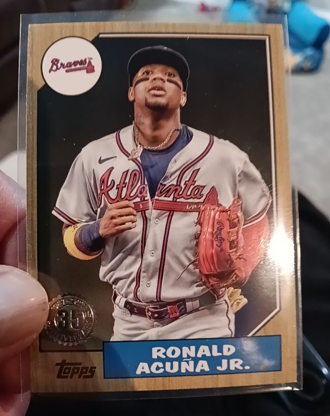 2022 Topps 1987 Topps Baseball #87TB-7 Ronald Acuña Jr. — front