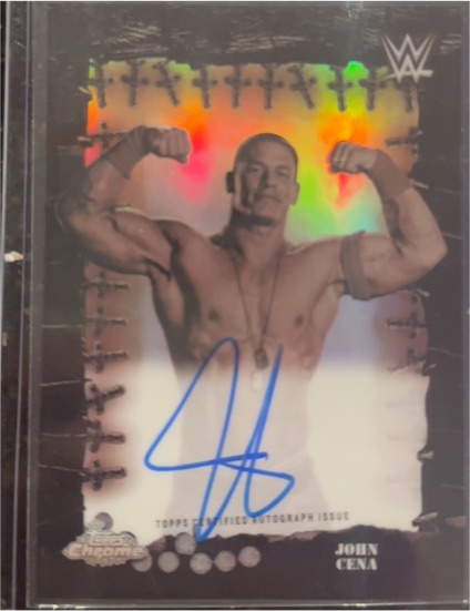 2025 Topps Chrome WWE John Cena — front