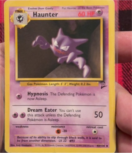 1999 Pokémon #29 Haunter — front