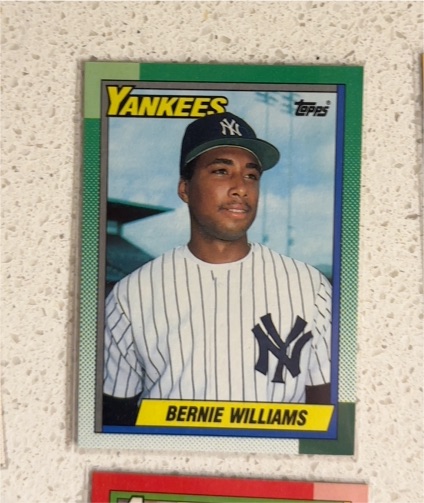1990 Topps #701 Bernie Williams — front