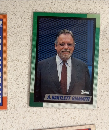 1990 Topps #396 A. Bartlett Giamatti — front