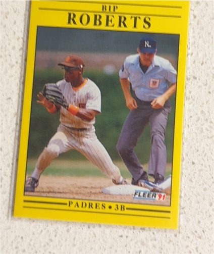 1991 Fleer #540 Bip Roberts — front