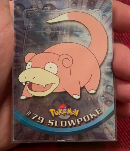 1999 Topps Pokemon TV Animation Series #79 Slowpoke — front