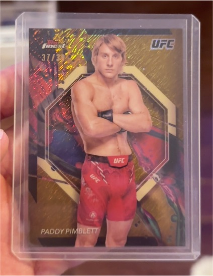 2024 Topps Finest UFC #8 Paddy Pimblett — front