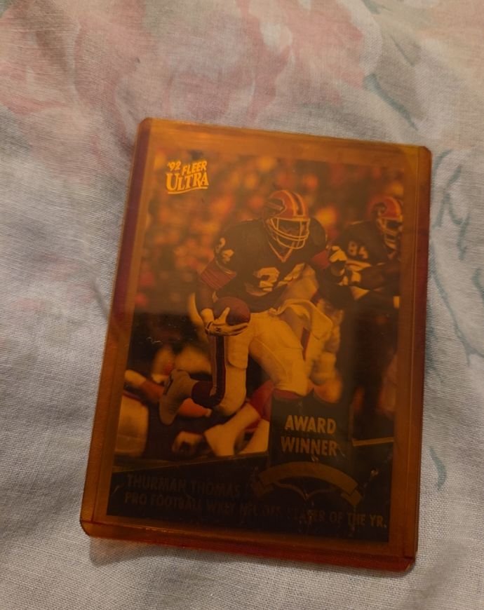 1992 Fleer Ultra #5 Thurman Thomas Award Winners — front
