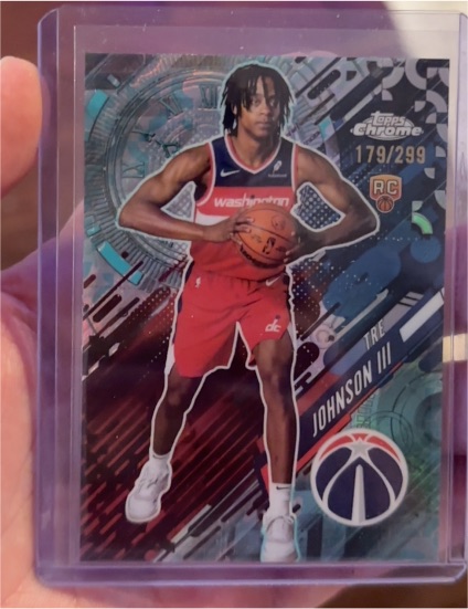 2025-26 Topps Chrome #GT-21 Tre Johnson III Go Time — front