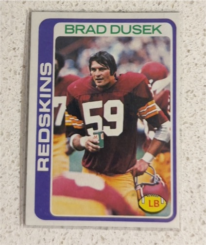 1978 Topps Football #111 Brad Dusek — front