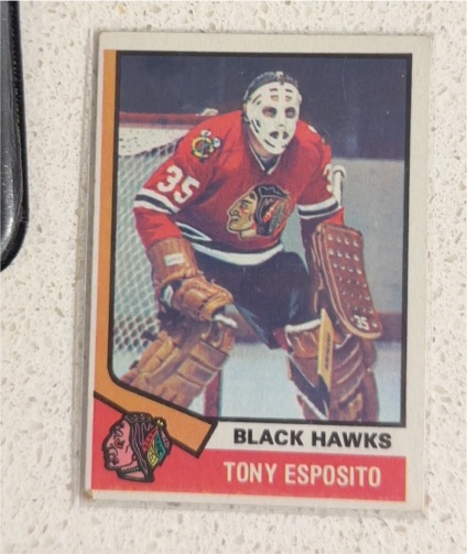 1974-75 Topps #170 Tony Esposito — front
