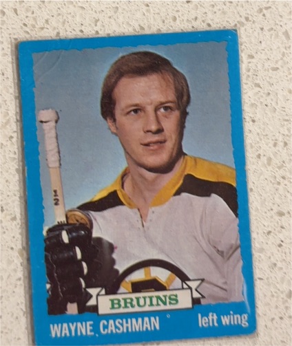 1973-74 Topps #166 Wayne Cashman — front