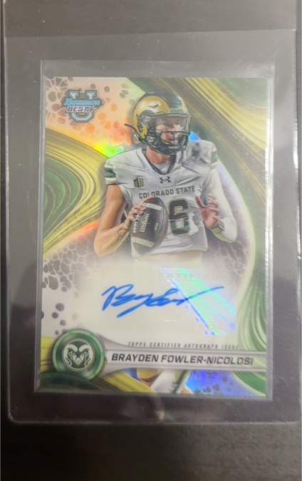 2024 Bowman University Best #BOA-BF Brayden Fowler-Nicolosi — front