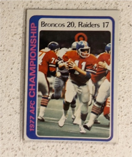 1978 Topps #167 1977 AFC Championship Denver Broncos Craig Morton — front