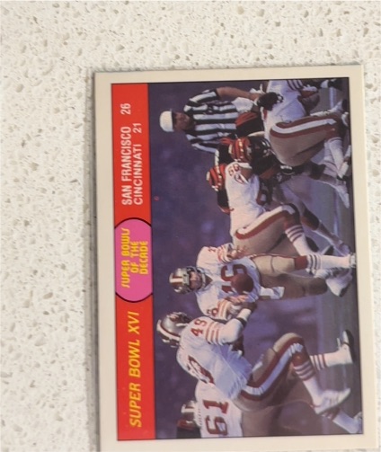 1988 Fleer Team Action #65 Joe Montana — front