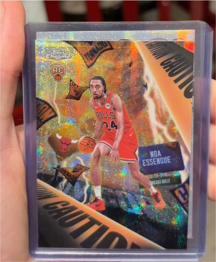 2025-26 Topps Chrome #AD-19 Noa Essengue — front