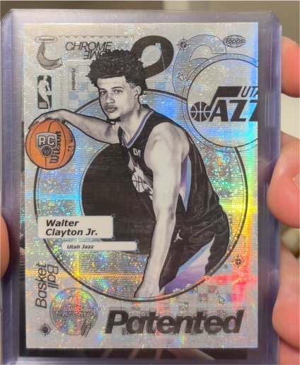2025-26 Topps Chrome #PD-27 Walter Clayton Jr Patented Rookie — front
