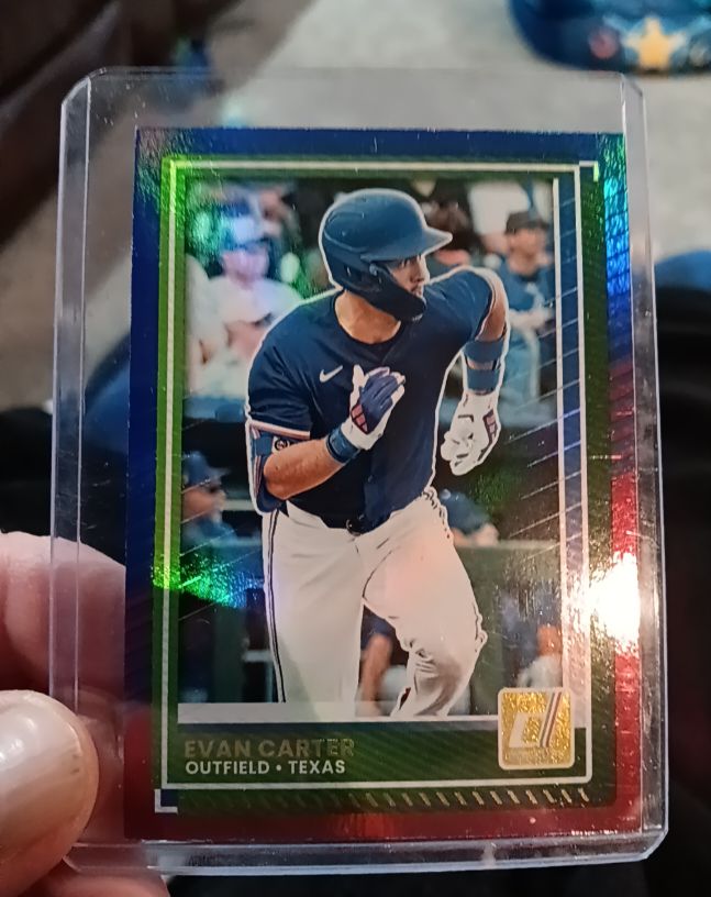 2025 Donruss Optic #77 Evan Carter — front