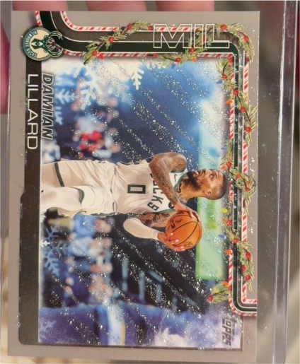 2025-26 Topps Holiday #H44 Damian Lillard — front