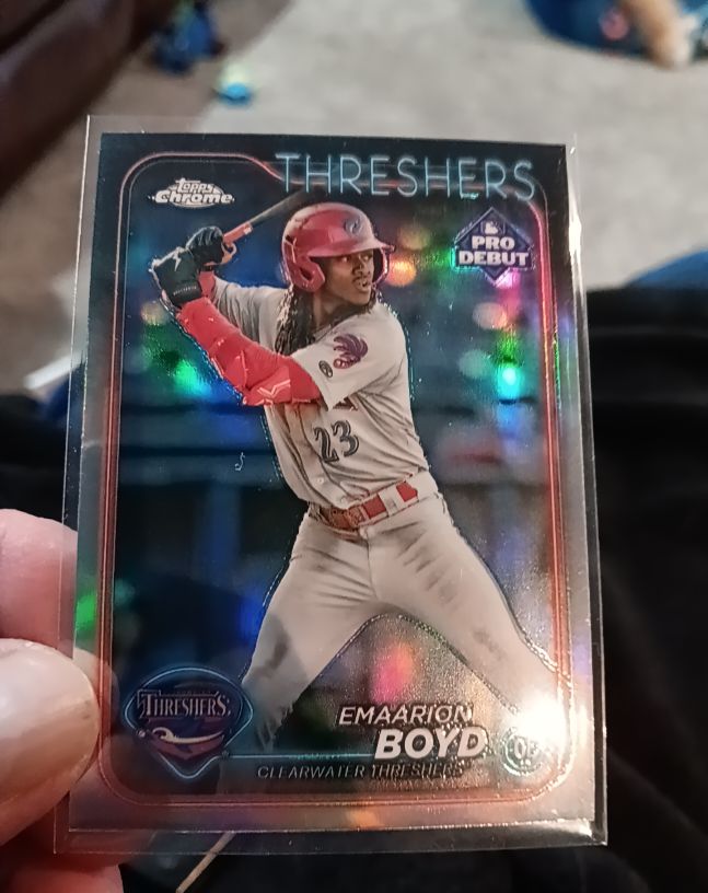 2024 Topps Pro Debut Chrome #PDC-2 Emaarion Boyd — front