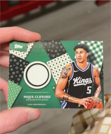 2025-26 Topps Holiday #HR-20 Nique Clifford — front