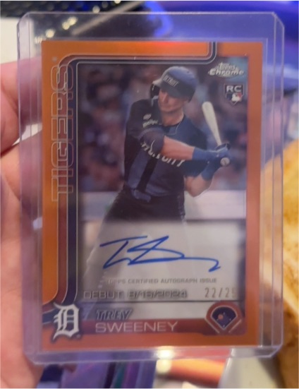 2025 Topps Chrome Update #CRDA-TS Trey Sweeney — front