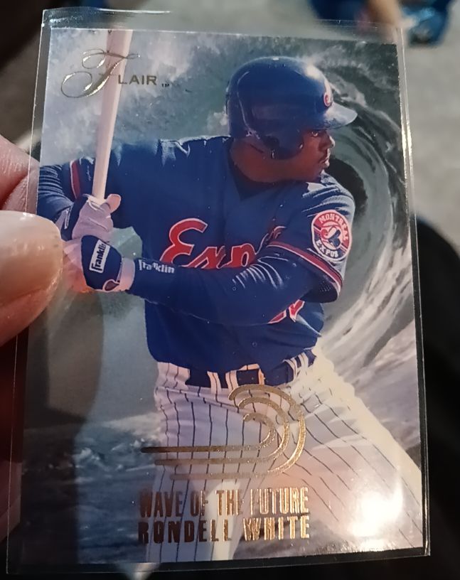 1993 Flair Wave of the Future #18 Rondell White — front