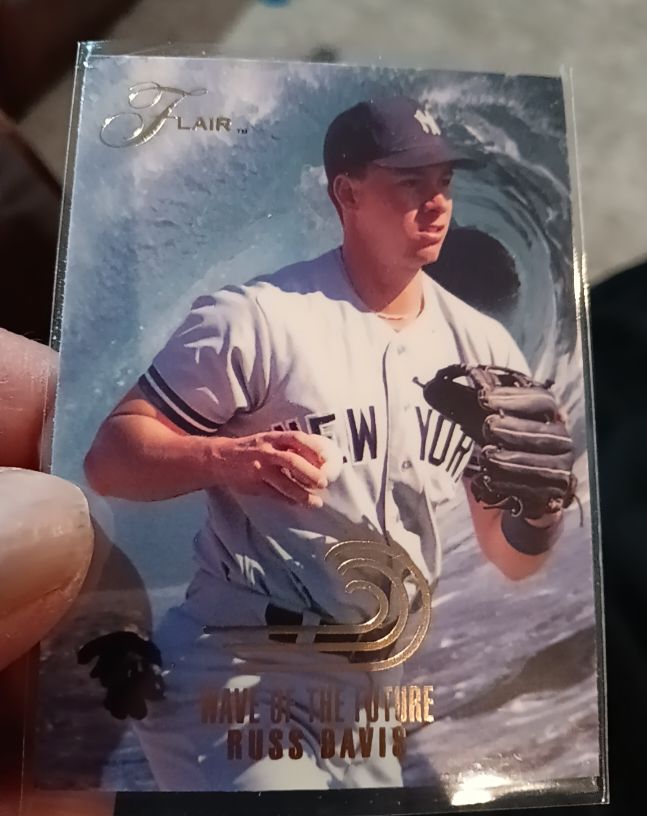 1993 Flair #3 Russ Davis Wave of the Future — front